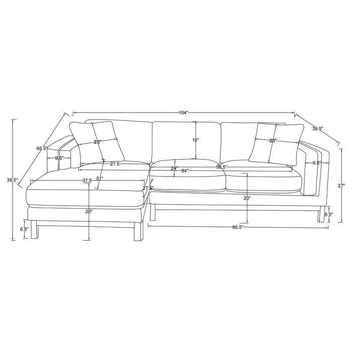 Geneva Stationary Sectionals White