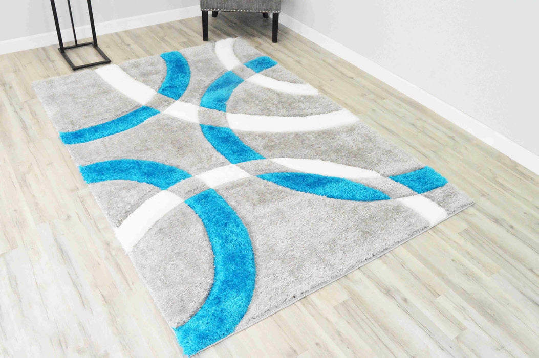 4D SHAGGY Rug Design 6491