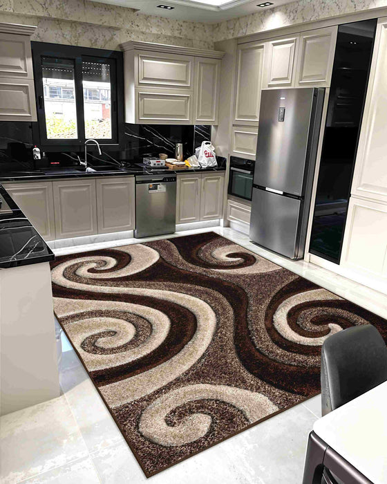 4D SHAGGY Rug Design 6499