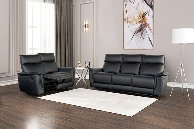 Bienne Recliner Chair White & Black