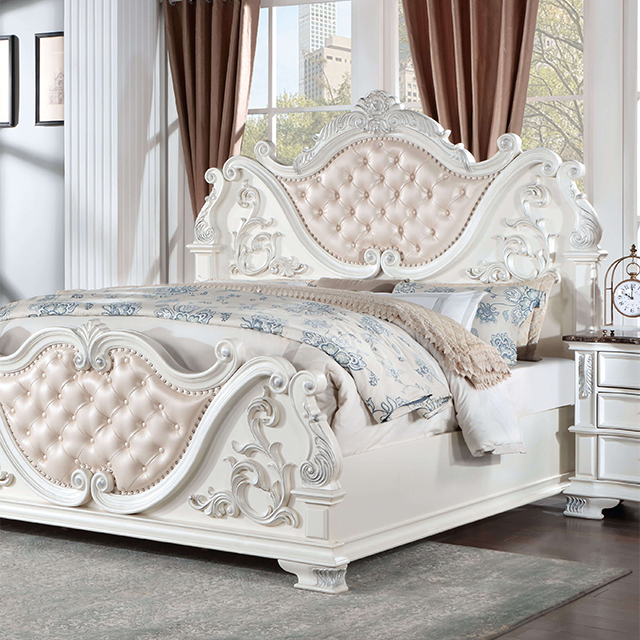 ESPARANZA Cal.King Bed, Brown Cherry
