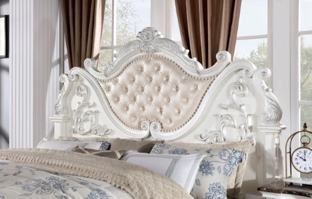 ESPARANZA Cal.King Bed, Brown Cherry