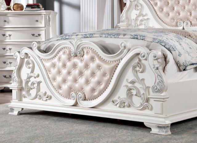 ESPARANZA Cal.King Bed, Brown Cherry