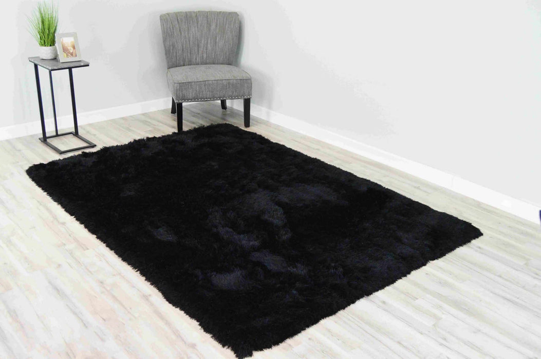 UZ021 Black - Meilin Shaggy