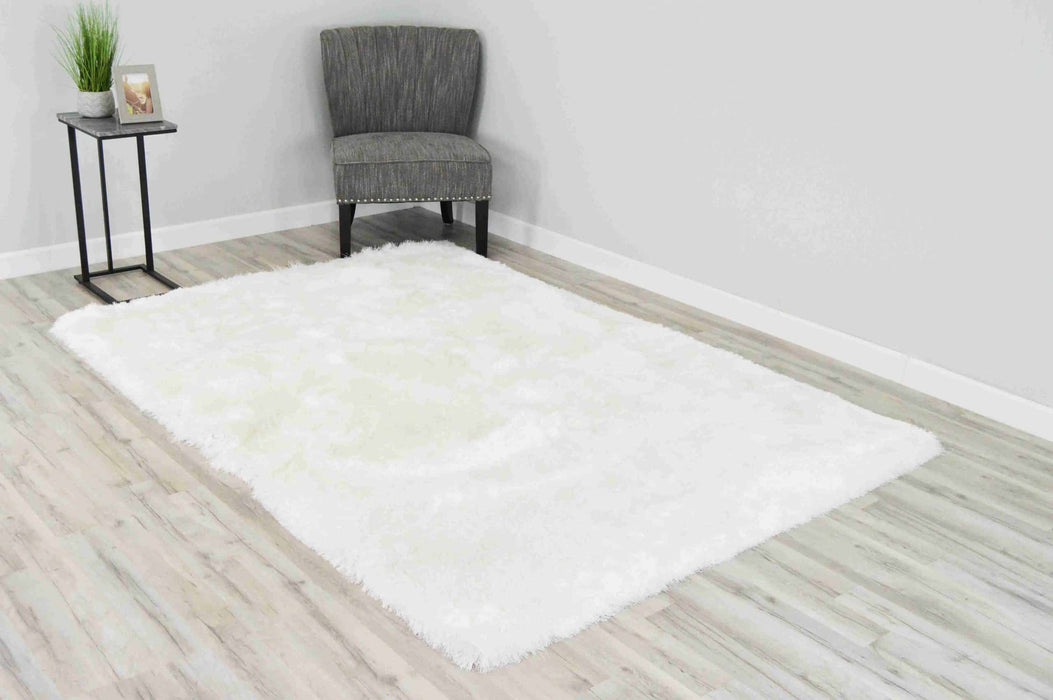 UZ0313 White - Meilin Shaggy