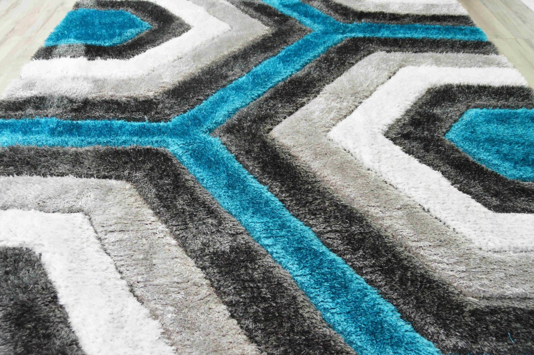 4D SHAGGY Rug Design 6485