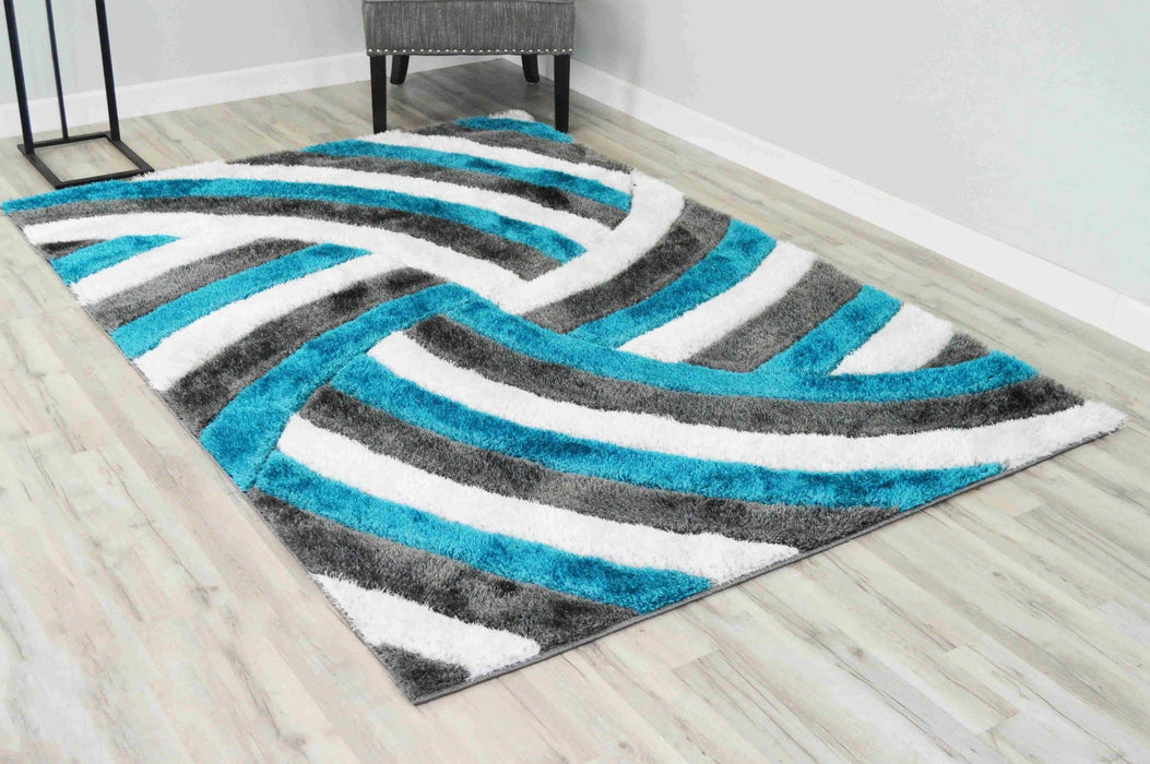 4D SHAGGY Rug Design 6483