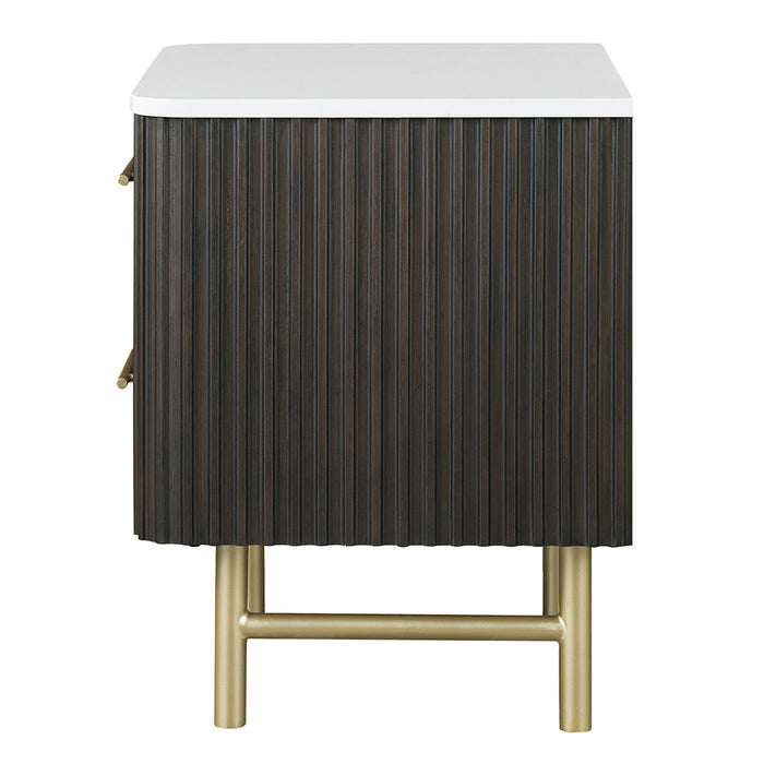 Nightstand w/Marble Top