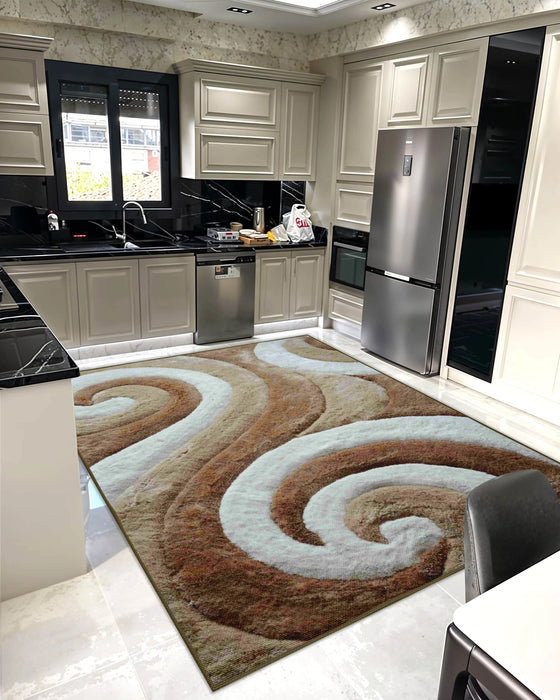 3D SHAGGY Rug Design 886