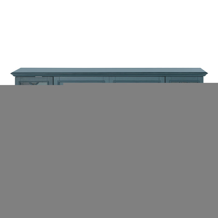 Fidel 74'' TV Console w/ Electric Fireplace